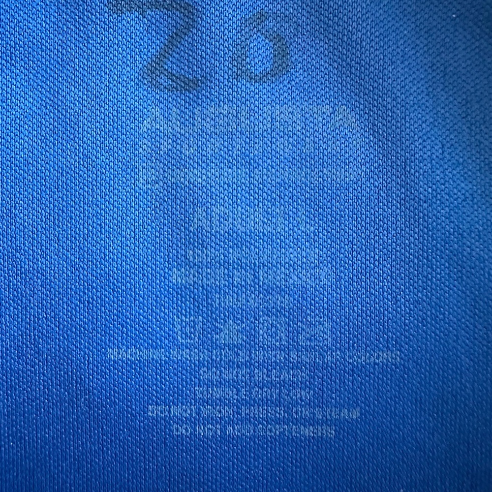 Augusta Sportswear Man's L Blue&Wite Short Sleeves Athletic Sportswear Tee Shirt - Picture 9 of 10